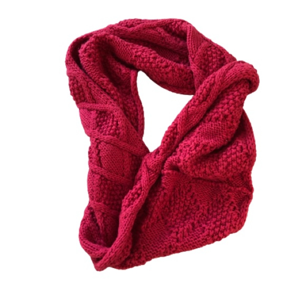 Magenta ♾ Infinity Scarf - Chunky Warm Pink Comfy